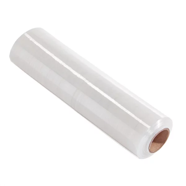 Стрейч-плёнка первичное сырье, прозрачная, 2.5 кг, 23 мкм, 500 мм, ручная (6 рулонов)